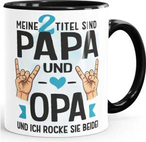 MoonWorks Tasse Kaffee-Tasse Spruch Meine zwei