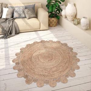 Paco Home Teppich Viborg 592, rund,