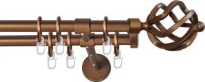 GARESA Gardinenstange RUSTIKA, Ø 16 mm,