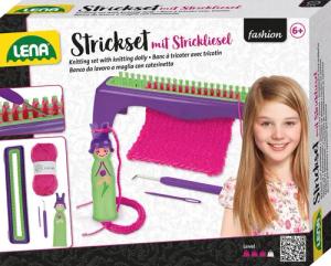 Lena® Kreativset Strickset mit Strickliesel, Made