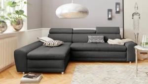 sit&more Ecksofa Riva L-Form, inklusive Kopteilverstellung,