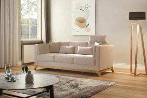 Home affaire 3-Sitzer Viva, mit Holzrahmen