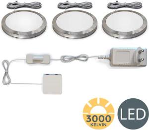 B.K.Licht Unterschrankleuchte, LED fest integriert, Warmweiß,