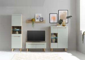 INOSIGN Wohnwand Torge, Anbauwand, Schrankwand, Mediawand,