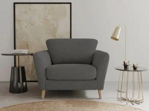 Home affaire Sessel MARSEILLE, Massivholzbeine Eiche,