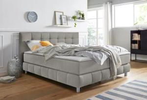 andas Boxspringbett Salo XXL, in Samtoptik