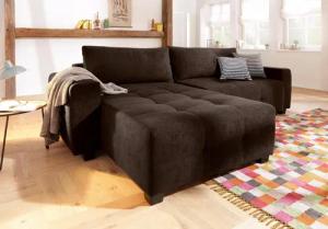 Home affaire Ecksofa Bella L-Form, wahlweise