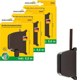 SCHELLENBERG Aufputz-Gurtwickler Aufschraubwickler für das Rollladensystem