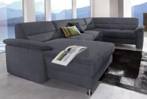sit&more Wohnlandschaft Ascara U-Form, inklusive Boxspring/Federkern-Polsterung,