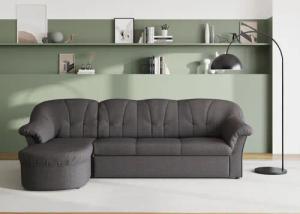 DOMO collection Ecksofa Pegnitz, elegante Rückensteppung,