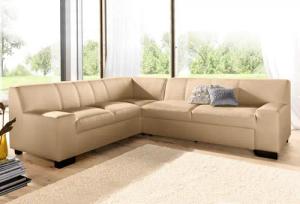 DOMO collection Ecksofa Norma, moderne Armlehnen,