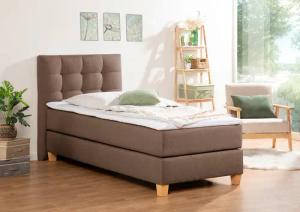 Home affaire Boxspringbett Moulay, inkl. Topper,