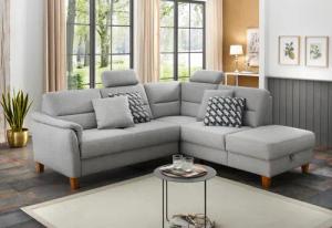 Home affaire Ecksofa Palmera L-Form, Federkern,