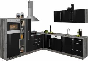KOCHSTATION Winkelküche KS-Samos, Stellbreite 260x270 cm,
