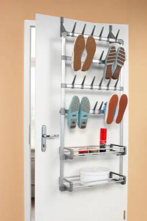 Ruco Türregal, Aluminium/Kunststoff, für Schuhe und