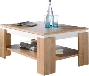 HELA Couchtisch TIM, mit Ablageboden, quadratisch