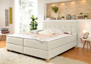 Home affaire Boxspringbett Calloway, inkl. Topper,