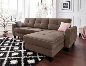 sit&more Ecksofa Varese L-Form, mit Federkern,