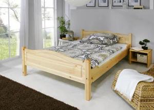 Ticaa Massivholzbett Rita, Doppelbett, aus Kiefer
