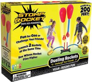 Stomp Rocket Spiel Dueling, Luftdruckraketen-Outdoorspiel