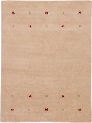 carpetfine Wollteppich Gabbeh Uni, auch als