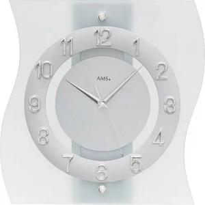 AMS Funkwanduhr (Exklusiv-Modell, Quarzuhr,Made in Germany,