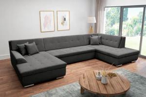 DOMO collection Wohnlandschaft Treviso incl. Zierkissen,