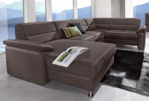 sit&more Wohnlandschaft Ascara U-Form, inklusive Boxspring/Federkern-Polsterung,