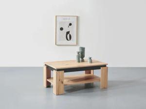 HELA Couchtisch TIM, mit Ablageboden, quadratisch