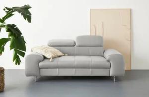 COTTA 2-Sitzer Chef, Big-Sofa mit Kopfteilverstellung,