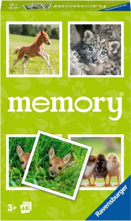 Ravensburger Spiel Tierbaby memory®, Mitbringspiel, Made