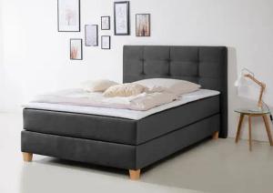 Home affaire Boxspringbett Moulay, inkl. Topper,