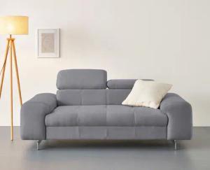 COTTA 2-Sitzer Chef, Big-Sofa mit Kopfteilverstellung,