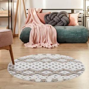 Carpet City Hochflor-Teppich Focus 3050, rund,