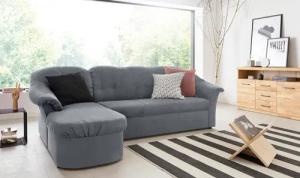 DOMO collection Ecksofa Pegnitz, elegante Rückensteppung,