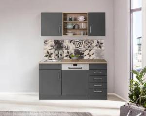 KOCHSTATION Pantryküche KS-Mali, Breite 150 cm,