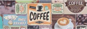 Primaflor-Ideen in Textil Vinyl-Läufer Küchenläufer COFFEE