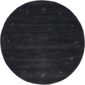 carpetfine Wollteppich Gabbeh Uni, rund, Höhe: