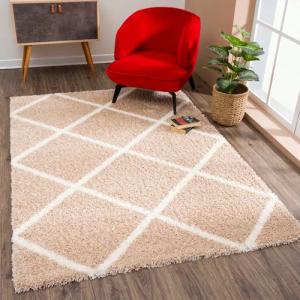 Sanat Hochflor-Teppich Madrid, rechteckig, Höhe: 30
