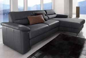 sit&more Ecksofa Ascara L-Form, inklusive Boxspring/Federkern-Polsterung,