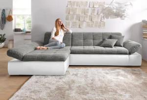 DOMO collection Ecksofa Moric, L-Form, XXL-Sofa