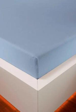 bellana Spannbettlaken Jersey-Elasthan Aqua in Gr.
