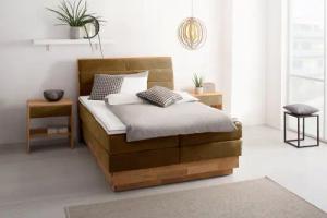 OTTO products Boxspringbett, LED-Beleuchtung, mit zertifizierten,