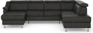 sit&more Wohnlandschaft Freetown U-Form, Kopfteilverstellung und