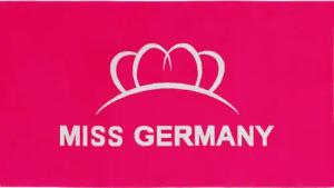 Miss Germany Strandtuch Miss Germany, Velours