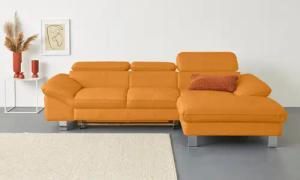 COTTA Ecksofa Driver L-Form, mit Kopfteilverstellung,
