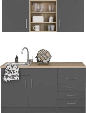 KOCHSTATION Pantryküche KS-Mali, Breite 150 cm,