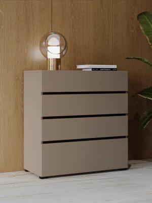 INOSIGN Schubkastenkommode Cross, moderne grifflose Kommode,