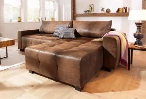 Home affaire Ecksofa Bella L-Form, wahlweise