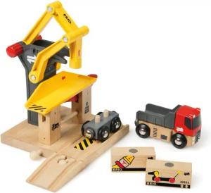 BRIO® Spielzeug-Eisenbahn BRIO® WORLD, Frachtverladestation, für